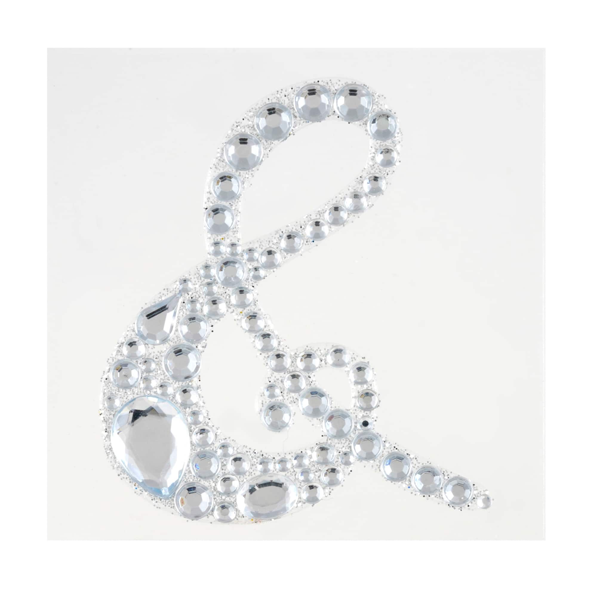 Silver Glitter Ampersand Bling Sticker by Recollections™